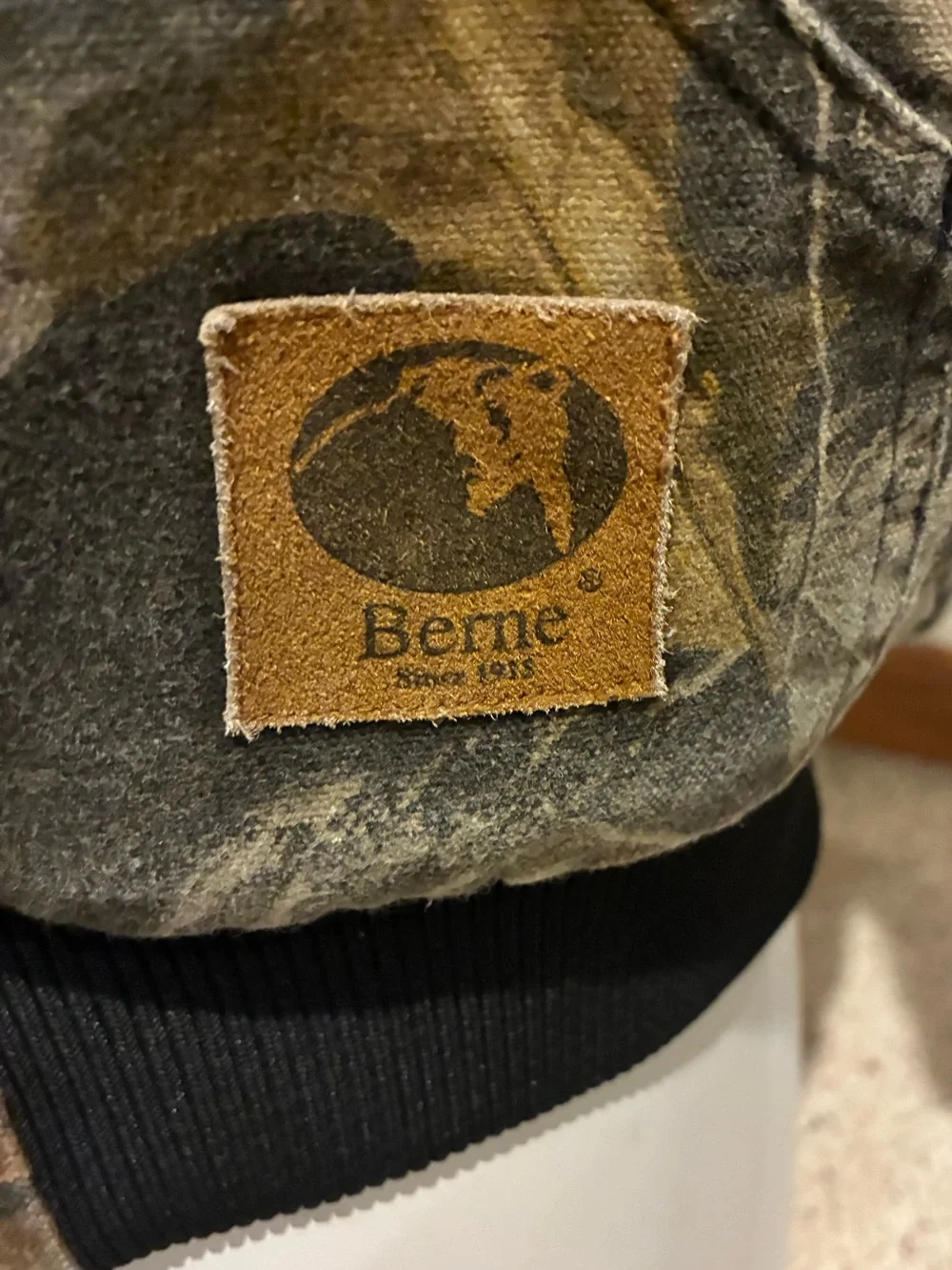 Berne Youth Camo Hooded  Jacket - Brown/Green